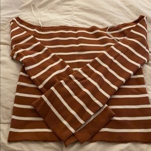 Off the should Sweater